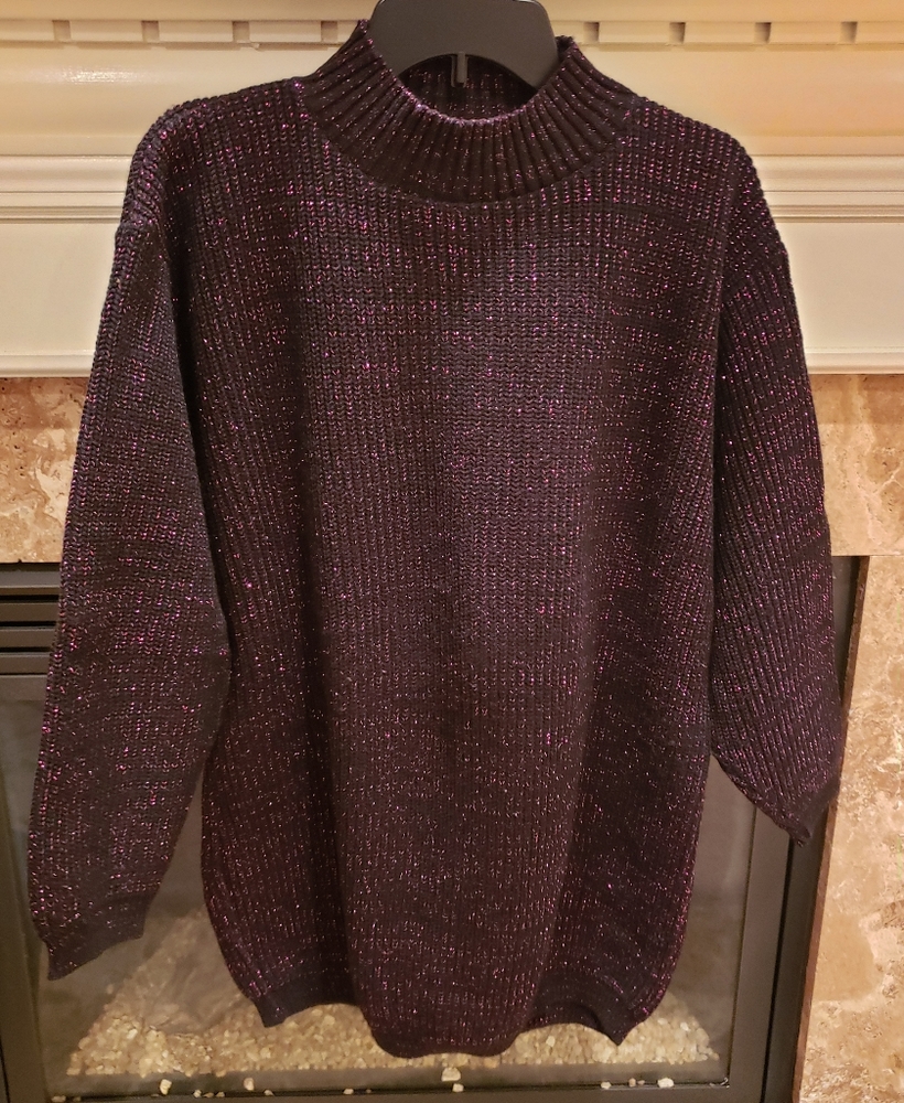 Vintage Sparkley Oversized Sweater